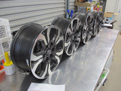 Mazda BT-50 XTR/UR Genuine Alloy Wheels Set of 4 With Centre Caps 17x8J Used Part VGC