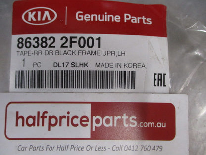 Kia Cerato Genuine Left Hand Upper Frame Black Out Tape New Part