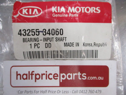 Hyundia Accent/Elantra/Excel/S-Coupe/Sonata/Tiburon Genuine Bearing Input Shaft New Part