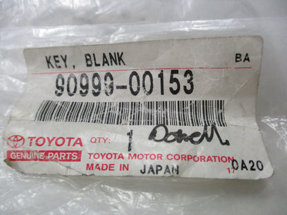 Toyota Genuine Key Blank New