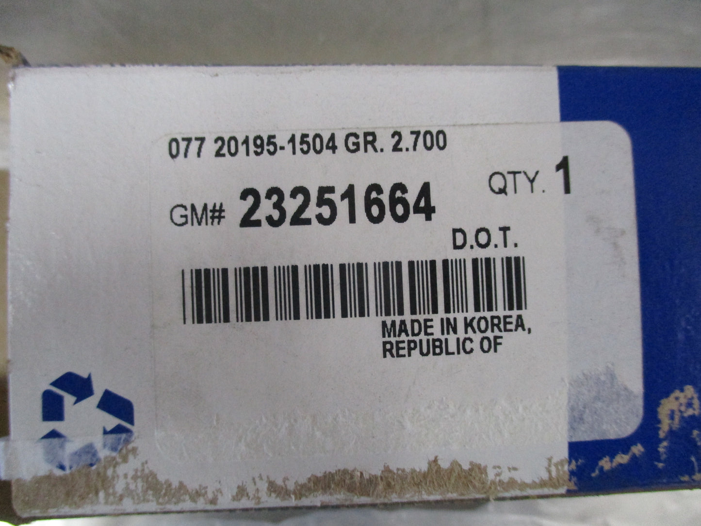 Holden Colorado Genuine Rear Drivers Side License Plate Light New