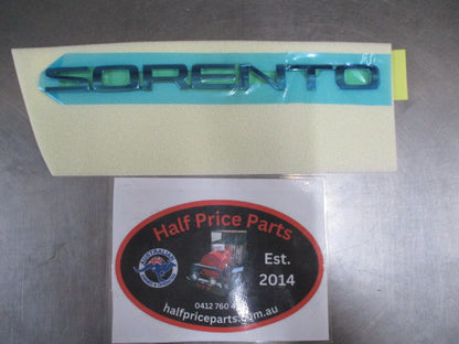 Kia Sorento Genuine Rear Tail Gate Emblem New Part