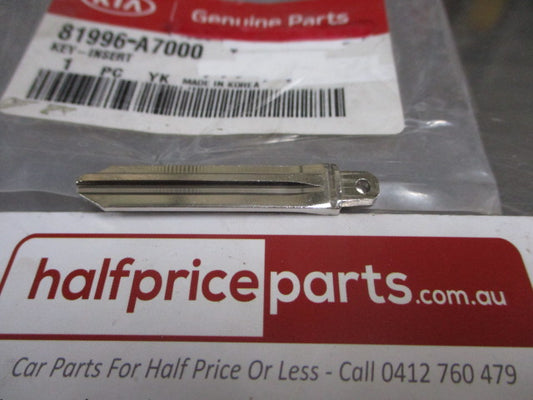 Kia Cerato Genuine Uncut Key Blank Insert New Part
