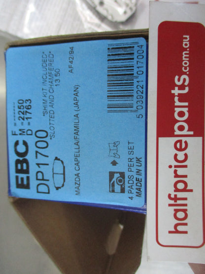 EBC Rear Brake Pad Set Suits Mazda Capella/323/626/Ford Laser New Part