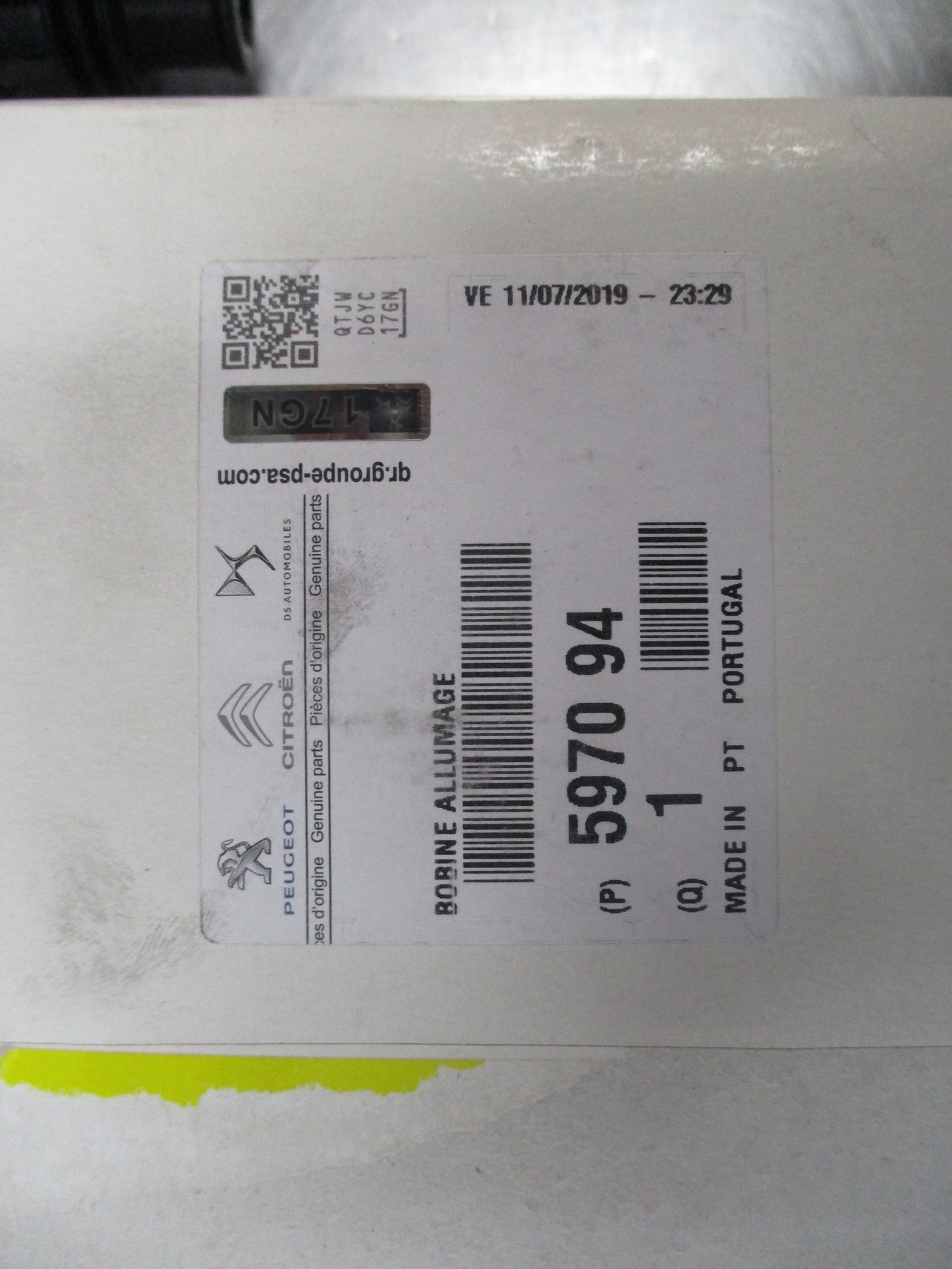 Renault/Citroen V6 Genuine Ignition Coil New