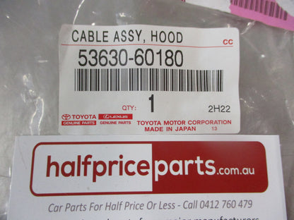 Toyota Landcruiser 70 Series Genuine Bonnet Replacement Cable New Part
