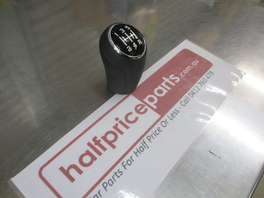 Suzuki SX-4 S-Cross Genuine 5 Speed Leather Gear Knob (Black Chrome)New Part
