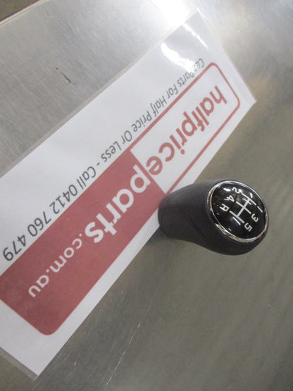 Suzuki SX-4 S-Cross Genuine 5 Speed Leather Gear Knob (Black Chrome)New Part