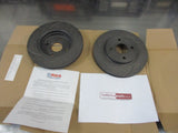 RDA Front Disc Rotor (Pair) Drilled-Slotted Suits  Mazda 2 DY 1.5Ltr New Part