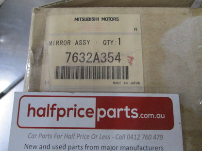Mitsubishi Pajero Genuine Right Hand Outer Electric Mirror Assembly (Drivers) New Part