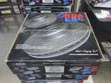 RDA Front Disc Rotors (Pair) Slotted-Dimpled Suits Chrysler Voyager New Part