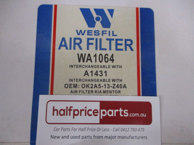 Wesfil Air Filter Suits Kia Spectra/Mentor/Carens New Part