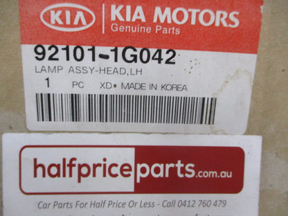 Kia Rio Genuine Left Hand Front Head Light Assembly New Part