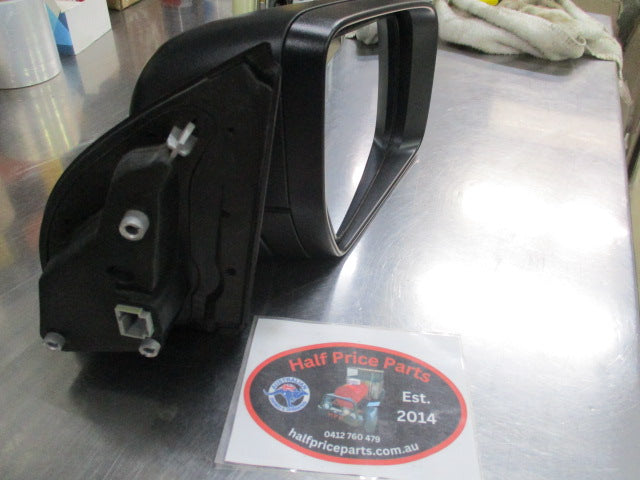 Ford PX Ranger Genuine Drivers Right Hand Outer Electric Mirror Assembly (Black) New Part