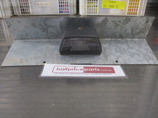 Universal Trailer Heavy Duty Number Plate Galvanized With Light (36cm X 9.5cm) New Part