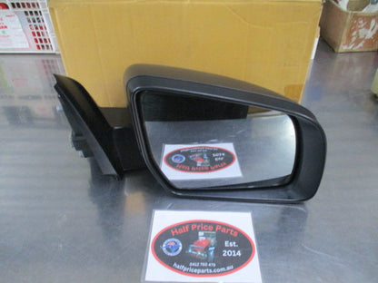 Ford PX Ranger Genuine Drivers Right Hand Outer Electric Mirror Assembly (Black) New Part