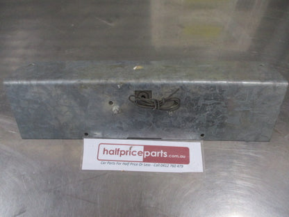 Universal Trailer Heavy Duty Number Plate Galvanized With Light (36cm X 9.5cm) New Part