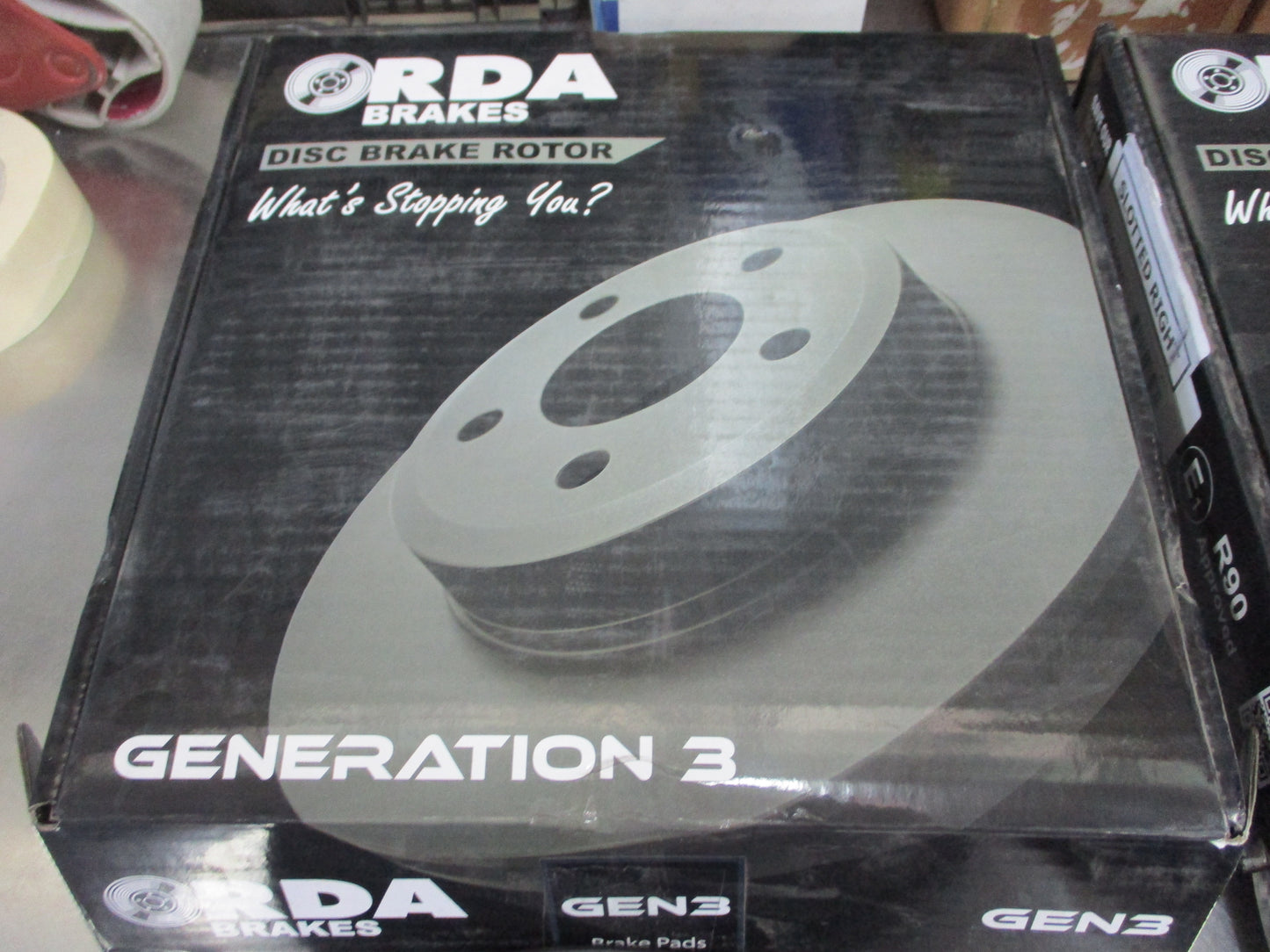RDA Rear Disc Brake Rotors (Pair) Drilled-Slotted Suits Mazda 929/929L/MPV New Part
