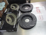 RDA Rear Disc Rotor Set Slotted-Dimpled Suits Ford Fiesta-Focus New Part