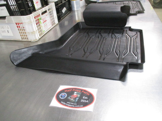 Ford PX Ranger Genuine All Weather Deep Dish Rear Rubber Mat Set New Part