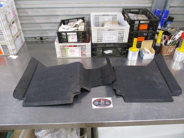 Ford PX Ranger Genuine All Weather Deep Dish Rear Rubber Mat Set New Part