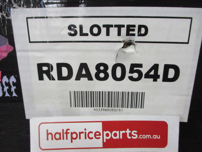 RDA Rear Disc Brake Rotors (Pair) Slotted-Dimpled Suits Great Wall X240 New Part