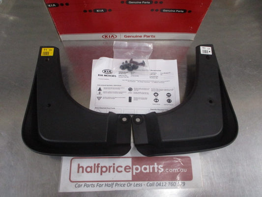 Kia Optima Genuine Front Pair Of Mud Flap Set With Fitting Kit New Part