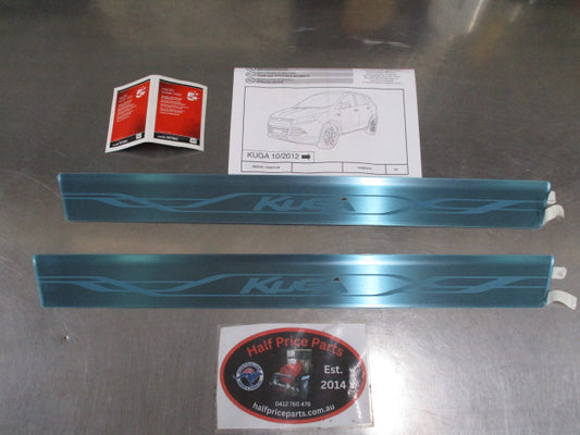 Ford Kuga Genuine Front Alloy Scuff Plate (Set of 2) With Instructions New Part