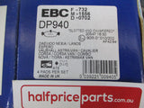 EBC Front Disc Brake Pad Set Suits Jaguar/Astra-F/Vectra-A New Part