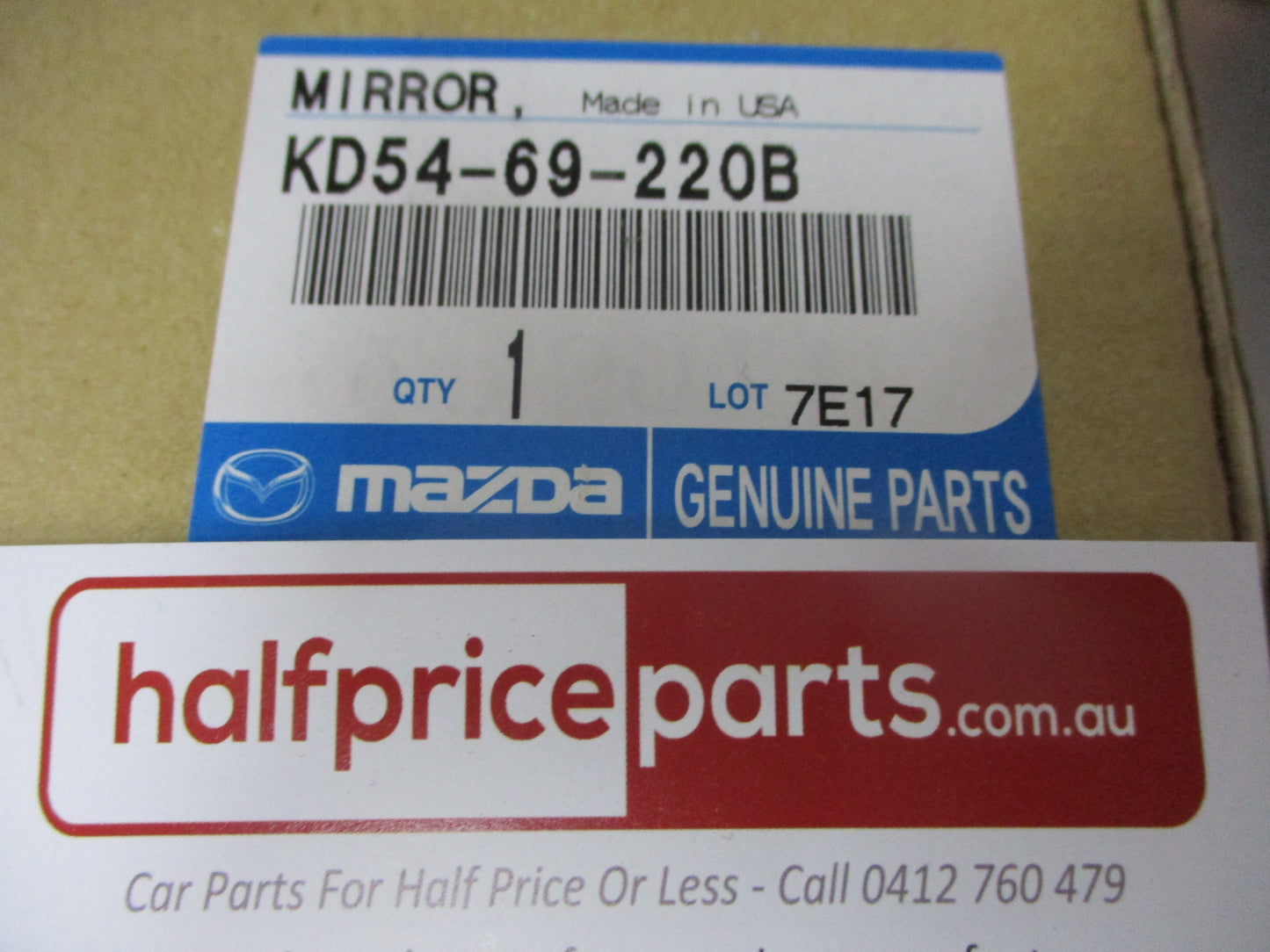 Mazda CX-5/3 Genuine Interior Center Mirror New Part