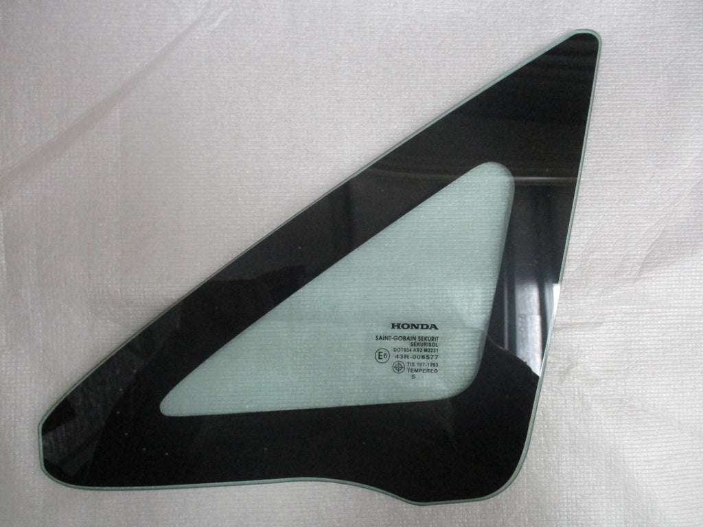 Honda Jazz Genuine Front Passengers Quarter Glass Replacement Kit New
