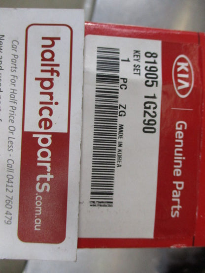 Kia Rio Genuine Ignition Cylinder And Key Door Lock Set With 2 Keys New Part.