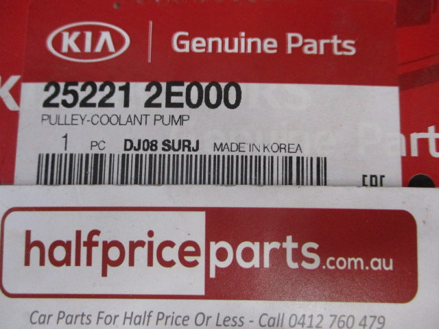 Kia Forte/Seltos/Soul Coolant Pump Pulley New Part