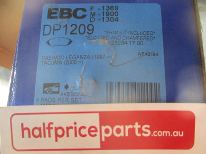 EBC Front Disc Brake Pad Set Suits Daewoo Leganza New Part