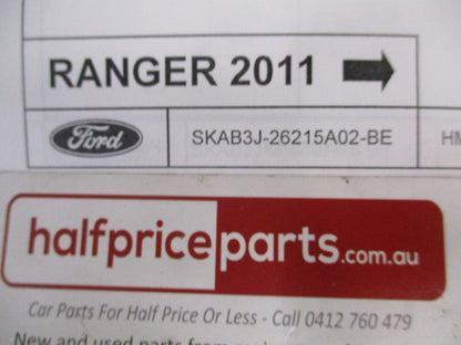 Ford PX Ranger Genuine Right Hand Drivers Tinted Slim Line Weather Shields New Part
