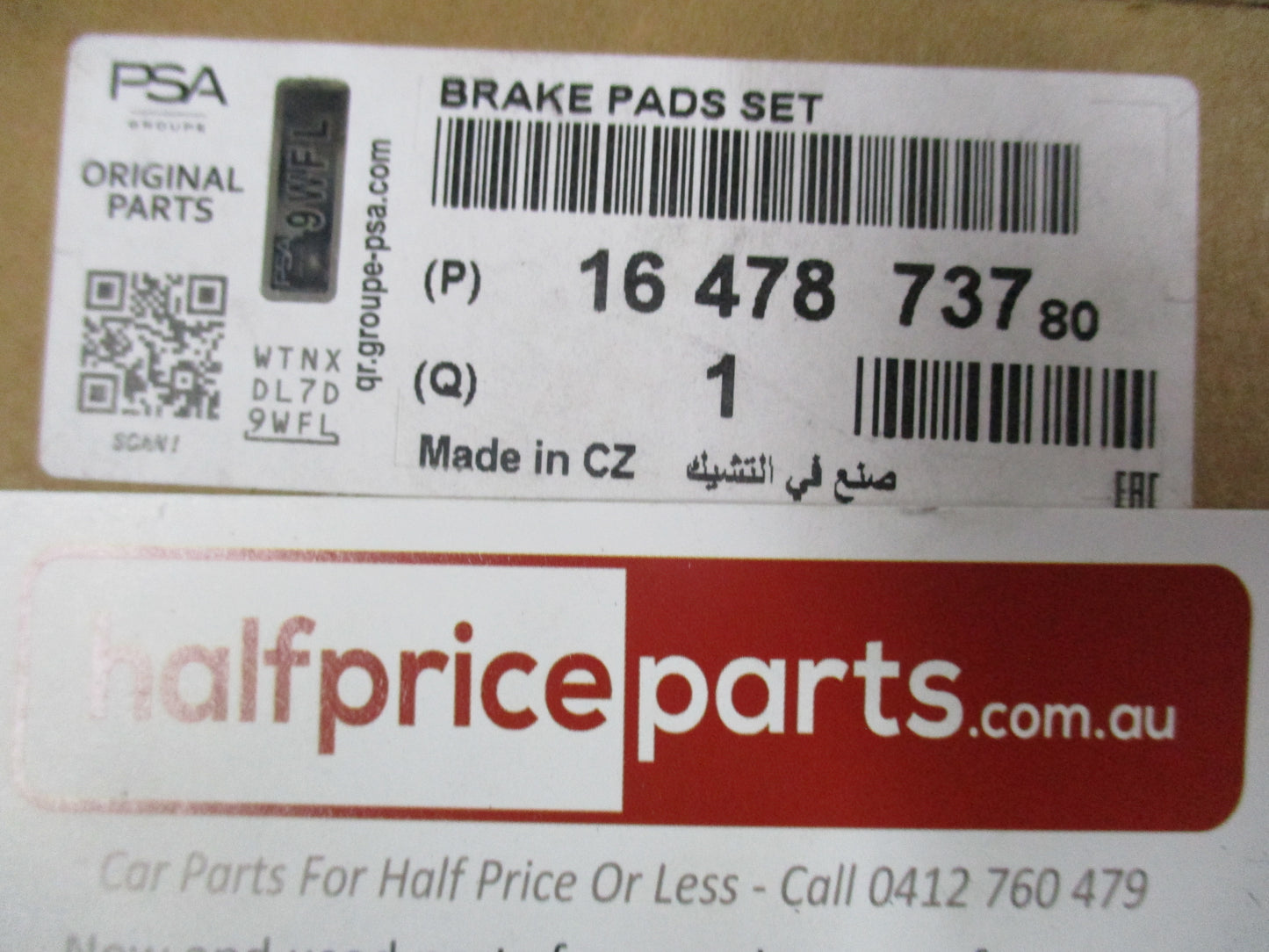 Citroen C4 Grand Picasso Genuine Rear Brake Pad Set New Part