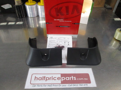 Kia Forte Genuine Rear Mud Flap Set With Fitting Screws New Part