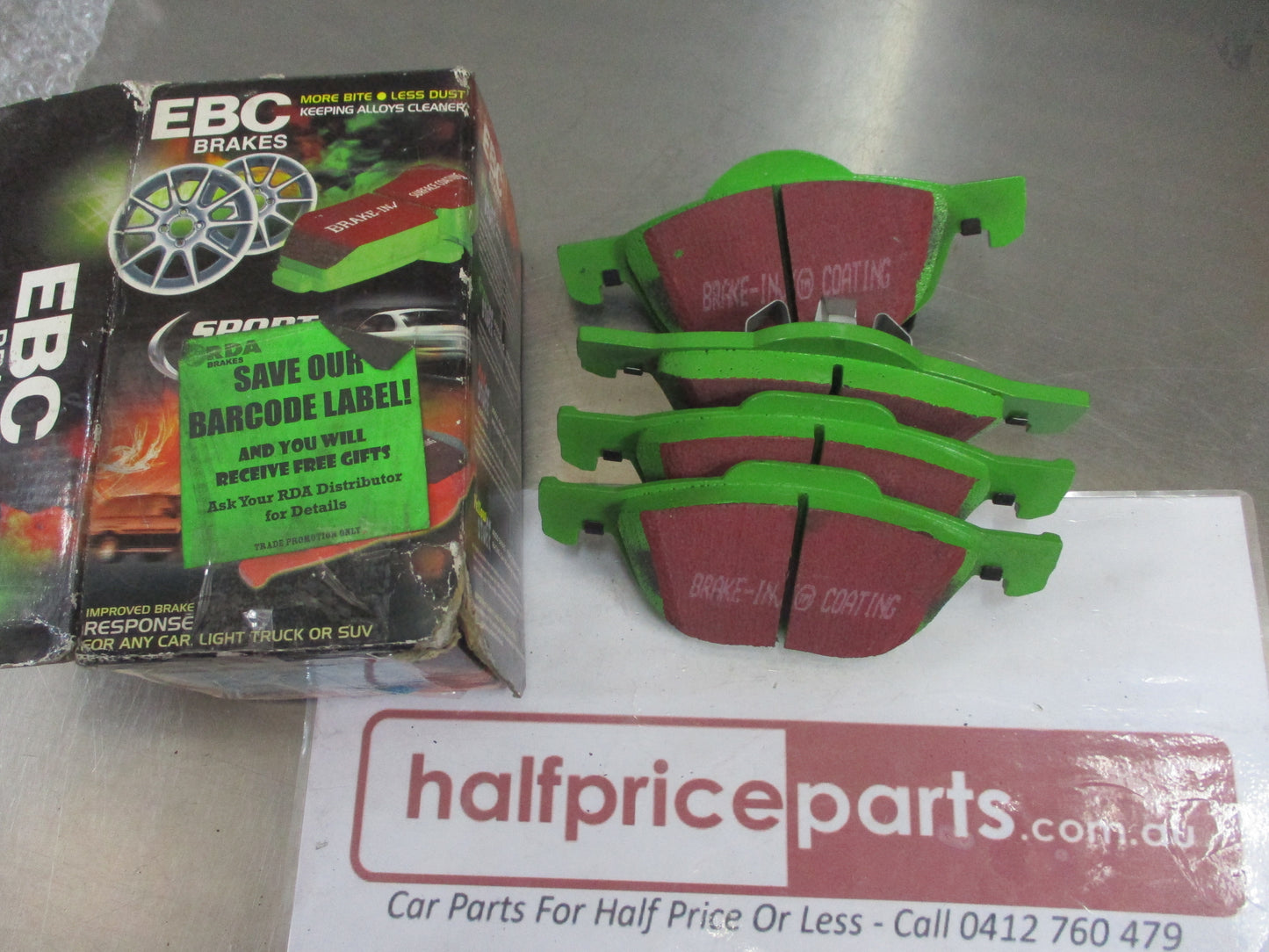 EBC Greenstuff Front Disc Pad Set Suits Honda Accord New Part