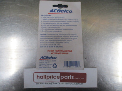 ACDelco H9 12V-65W Standard Bulb ACH9 - New Part