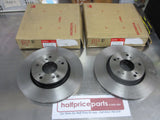 Honda Civic Genuine Front Disc Brake Rotors (Pair) New Part