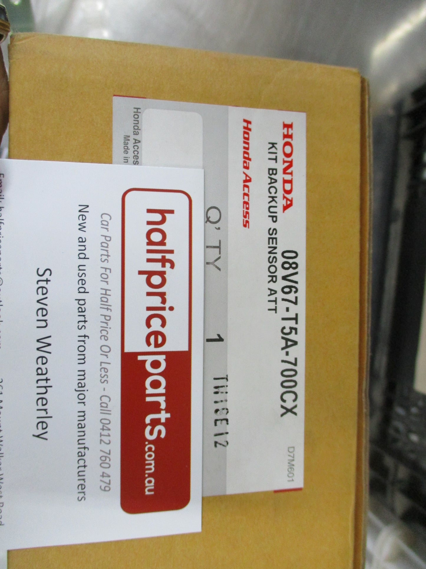 Honda Odyssey Genuine Back-Up Control Module Sensor Kit (No Sensors with this kit, Sold Separately) New Part