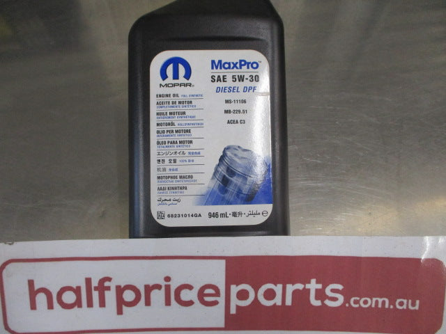 Jeep Mopar Genuine Maxpro SEA 5W-30 1Ltr (Diesel DPF) New Part