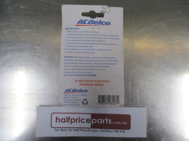 ACDelco Fog Light Bulb H27W/2881 12V-27W - New Part