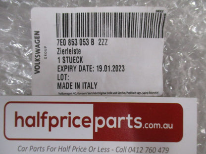 Volkswagen Transporter Genuine Left Hand Front Door Protector Strip New Part