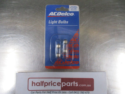 ACDelco 6411 Festoon 12V-10W 10x31MM Twin Pack - New Part