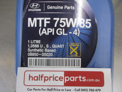 Hyundai Genuine Manual Transmission Fluid 75W/85 (API GL-4) 1Ltr  New Part