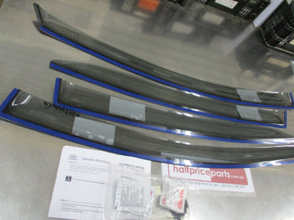 Hyundai Elantra AD Genuine Tinted Weathershields Kit New Part
