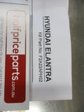 Hyundai Elantra AD Genuine Tinted Weathershields Kit New Part