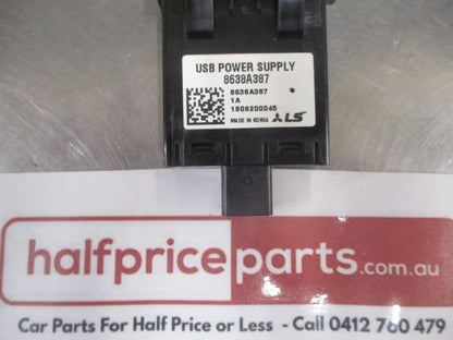 Mitsubishi Outlander PHEV Genuine USB Power Supply New Part