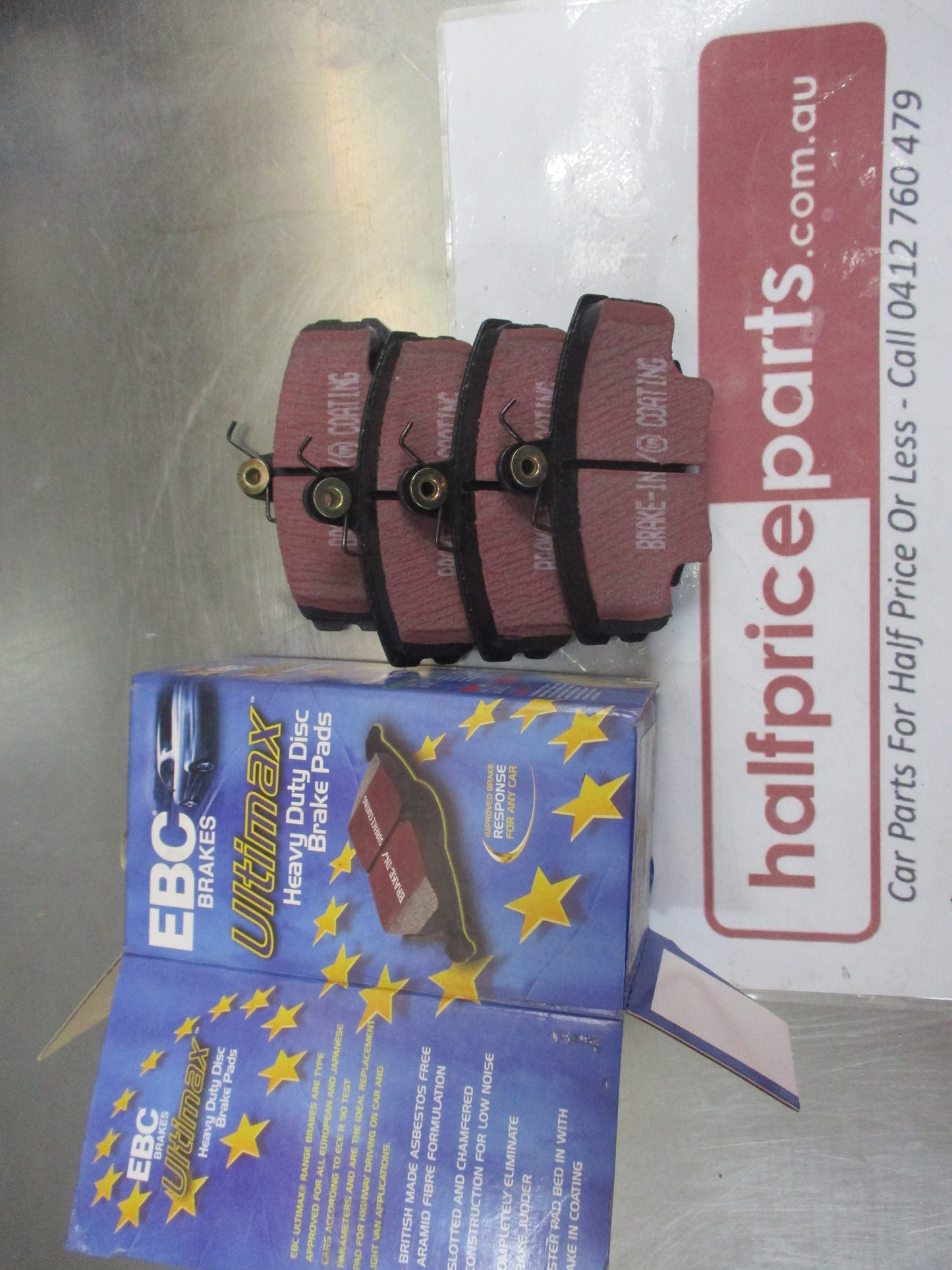 EBC Ultimax Front Disc Brake Pad Set Suits Renault Twingo New Part